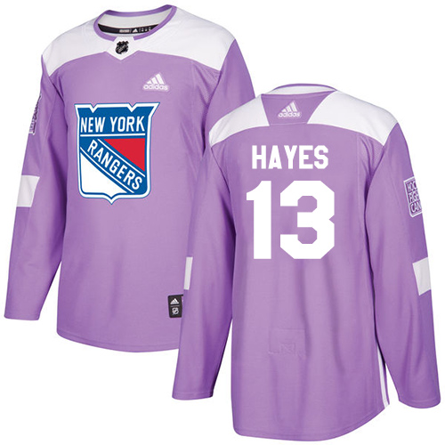 New York Rangers #13 Kevin Hayes Purple Authentic Fights Cancer Stitched Youth Jersey Youth cheap jerseys for sale - CheapJerseys.Shop