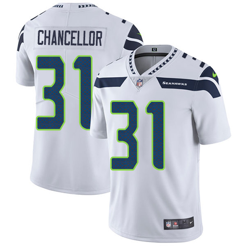 Seattle Seahawks #31 Kam Chancellor White Men's Stitched Vapor Untouchable Limited Jersey Men's cheap jerseys for sale - CheapJerseys.Shop