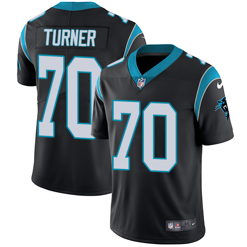 Carolina Panthers #70 Trai Turner Black Team Color Men's Stitched Vapor Untouchable Limited Jersey Men's cheap jerseys for sale - CheapJerseys.Shop