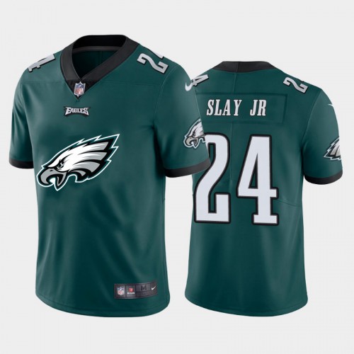 Philadelphia Philadelphia Eagles #24 Jordan Howard Green Men's Big Team Logo Vapor Limited Jersey Men's cheap jerseys for sale - CheapJerseys.Shop