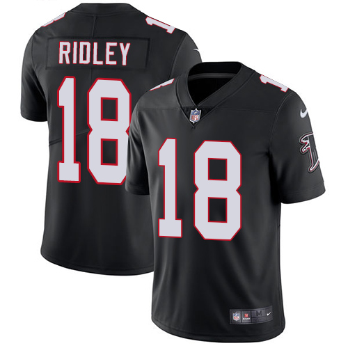 Falcons #18 Calvin Ridley Black Alternate Men's Stitched Vapor Untouchable Limited Jersey cheap jerseys for sale - CheapJerseys.Shop