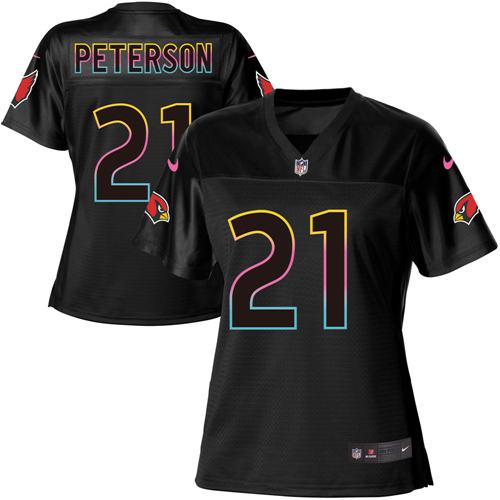 Cardinals #21 Patrick Peterson Black Women's Fashion Game Jersey cheap jerseys for sale - CheapJerseys.Shop