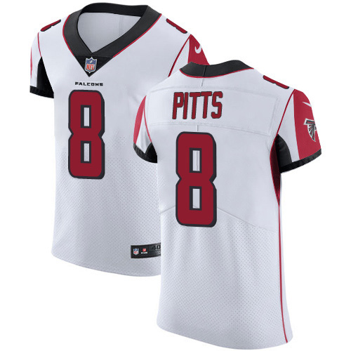 Falcons #8 Kyle Pitts White Men's Stitched Vapor Untouchable Elite Jersey cheap jerseys for sale - CheapJerseys.Shop