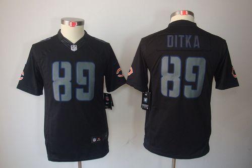 Bears #89 Mike Ditka Black Impact Youth Stitched Limited Jersey cheap jerseys for sale - CheapJerseys.Shop