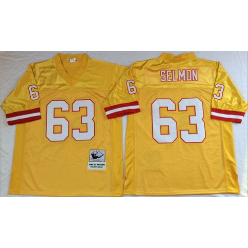 Mitchell And Ness Tampa Bay Buccaneers #63 Lee Roy Selmon Gold Throwback Stitched Jersey Men's cheap jerseys for sale - CheapJerseys.Shop