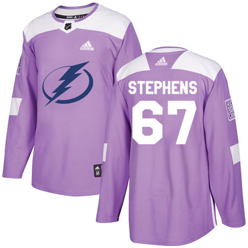 Tampa Bay Lightning #67 Mitchell Stephens Purple Authentic Fights Cancer Youth Stitched Jersey Youth cheap jerseys for sale - CheapJerseys.Shop