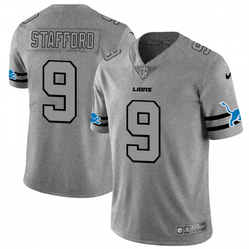 Detroit Detroit Lions #9 Matthew Stafford Men's Gray Gridiron II Vapor Untouchable Limited Jersey Men's cheap jerseys for sale - CheapJerseys.Shop