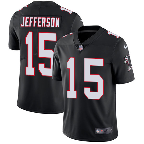 Falcons #15 Van Jefferson Black Alternate Stitched Youth Vapor Untouchable Limited Jersey cheap jerseys for sale - CheapJerseys.Shop