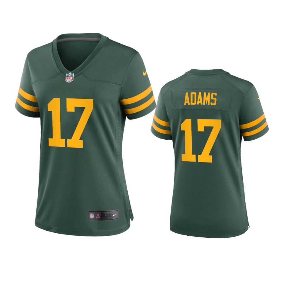 Green Bay Packers #17 Davante Adams Women's Alternate Game Player Jersey - Green cheap jerseys for sale - CheapJerseys.Shop