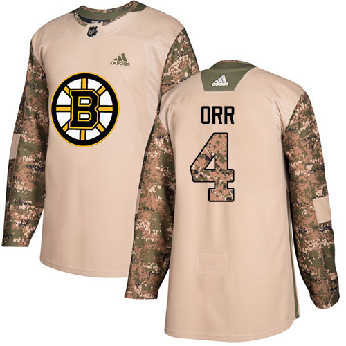 Boston Bruins #4 Bobby Orr Camo Authentic 2017 Veterans Day Youth Stitched Jersey Youth cheap jerseys for sale - CheapJerseys.Shop