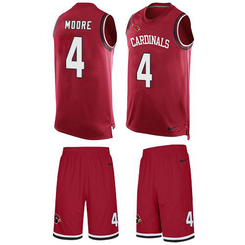 Cardinals #4 Rondale Moore Red Team Color Men's Stitched Limited Tank Top Suit Jersey cheap jerseys for sale - CheapJerseys.Shop