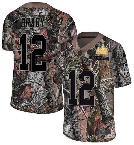 Buccaneers #12 Tom Brady Camo Youth Super Bowl LV Champions Patch Stitched Limited Rush Realtree Jersey cheap jerseys for sale - CheapJerseys.Shop