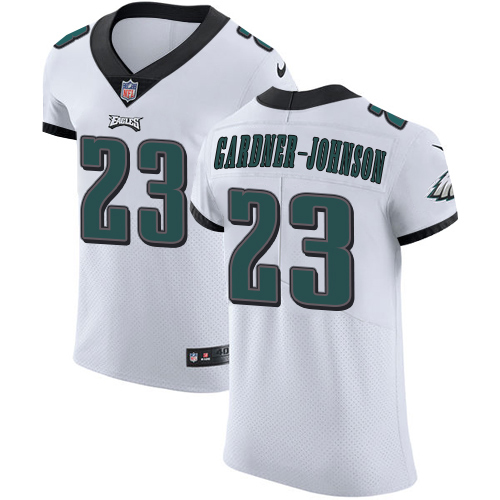 Eagles #23 C.J. Gardner-Johnson White Men's Stitched New Elite Jersey cheap jerseys for sale - CheapJerseys.Shop