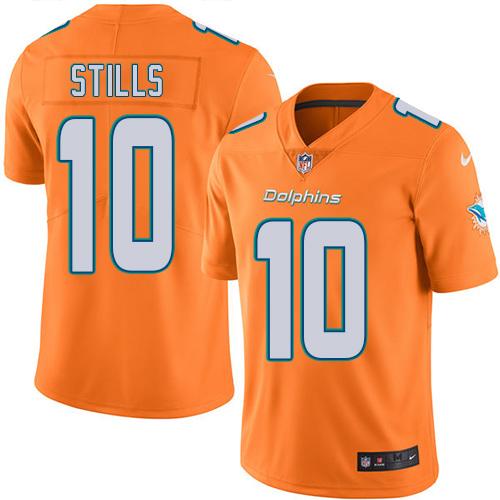 Miami Dolphins #10 Kenny Stills Orange Men's Stitched Limited Rush Jersey Men's cheap jerseys for sale - CheapJerseys.Shop