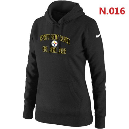 Women's Pittsburgh Steelers Heart & Soul Pullover Hoodie Black cheap jerseys for sale - CheapJerseys.Shop