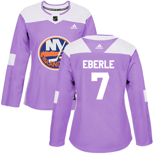 New York Islanders #7 Jordan Eberle Purple Authentic Fights Cancer Women's Stitched Jersey Womens cheap jerseys for sale - CheapJerseys.Shop