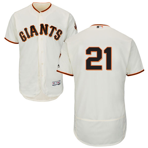 San Francisco Giants #21 Deion Sanders Cream Flexbase Authentic Collection Stitched Jersey Men's cheap jerseys for sale - CheapJerseys.Shop