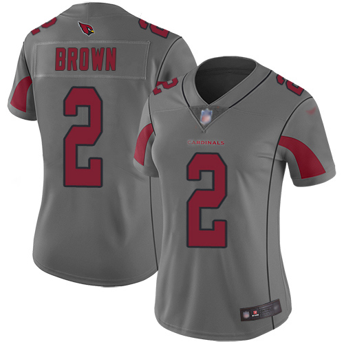 Cardinals #2 Marquise Brown Silver Women's Stitched Limited Inverted Legend Jersey cheap jerseys for sale - CheapJerseys.Shop
