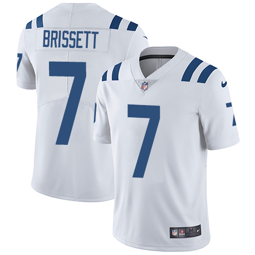 Indianapolis Colts #7 Jacoby Brissett White Men's Stitched Vapor Untouchable Limited Jersey Men's cheap jerseys for sale - CheapJerseys.Shop