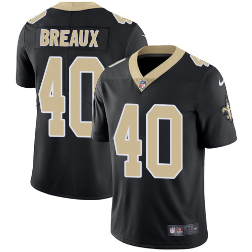 New Orleans Saints #40 Delvin Breaux Black Team Color Men's Stitched Vapor Untouchable Limited Jersey Men's cheap jerseys for sale - CheapJerseys.Shop