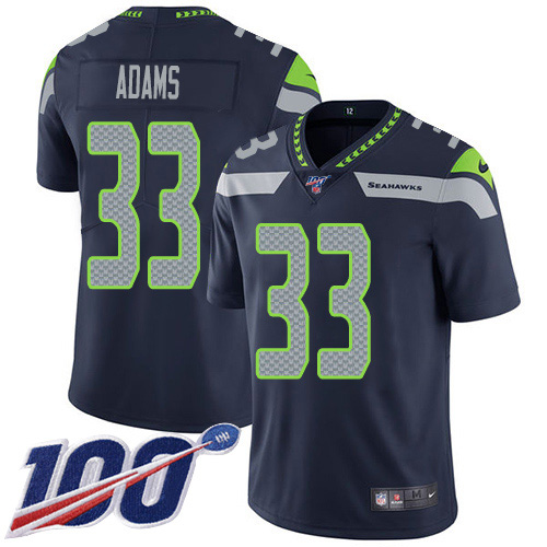 Seahawks #33 Jamal Adams Steel Blue Team Color Men's Stitched 100th Season Vapor Untouchable Limited Jersey cheap jerseys for sale - CheapJerseys.Shop