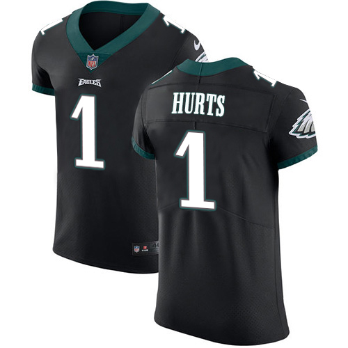 Eagles #1 Jalen Hurts Black Alternate Men's Stitched Vapor Untouchable Elite Jersey cheap jerseys for sale - CheapJerseys.Shop