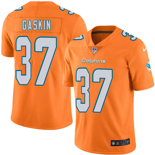 Miami Dolphins #37 Myles Gaskin Orange Green Youth Stitched Limited Rush Jersey Youth cheap jerseys for sale - CheapJerseys.Shop