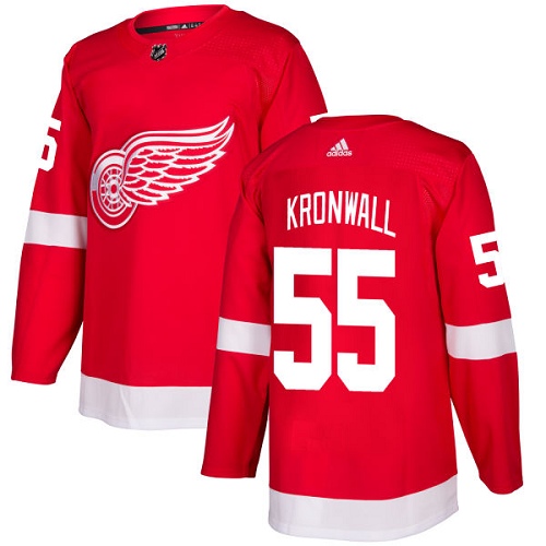 Detroit Red Wings #55 Niklas Kronwall Red Home Authentic Stitched Jersey Men's cheap jerseys for sale - CheapJerseys.Shop