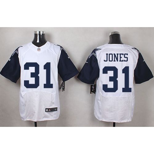 Dallas Cowboys #31 Byron Jones White Men's Stitched Elite Rush Jersey Men's cheap jerseys for sale - CheapJerseys.Shop