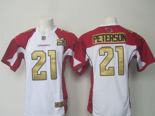 Cardinals #21 Patrick Peterson White Super Bowl 50 Collection Men's Stitched Elite Jersey cheap jerseys for sale - CheapJerseys.Shop