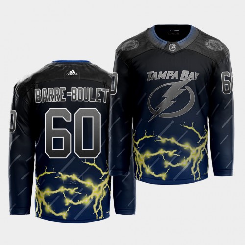 Tampa Bay Lightning #60 Alex Barre-Boulet 2021 City Concept Stitched Jersey - Black Men's cheap jerseys for sale - CheapJerseys.Shop