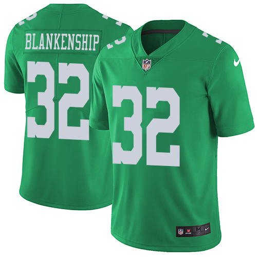Eagles #32 Reed Blankenship Green Men's Stitched Limited Rush Jersey cheap jerseys for sale - CheapJerseys.Shop