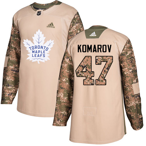 Maple Toronto Maple Leafs #47 Leo Komarov Camo Authentic 2017 Veterans Day Stitched Jersey Men's cheap jerseys for sale - CheapJerseys.Shop