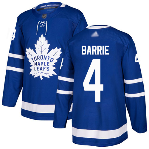 Maple Toronto Maple Leafs #4 Tyson Barrie Blue Home Authentic Stitched Jersey Men's cheap jerseys for sale - CheapJerseys.Shop