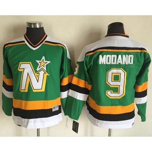 Dallas Stars #9 Mike Modano Green CCM Throwback Youth Stitched Jersey Youth cheap jerseys for sale - CheapJerseys.Shop