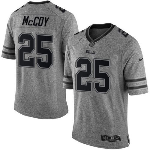 Buffalo Bills #25 LeSean McCoy Gray Men's Stitched Limited Gridiron Gray Jersey Men's cheap jerseys for sale - CheapJerseys.Shop
