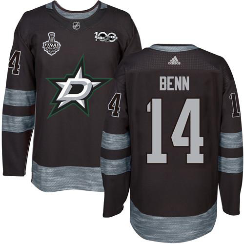 Dallas Stars #14 Jamie Benn Black 1917-2017 100th Anniversary 2020 Stanley Cup Final Stitched Jersey Men's cheap jerseys for sale - CheapJerseys.Shop