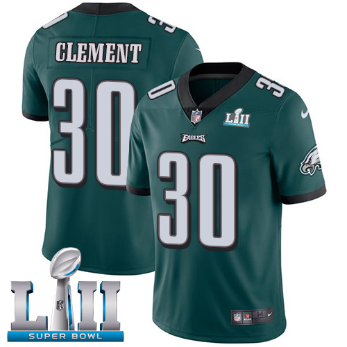 Philadelphia Eagles #30 Corey Clement Midnight Green Team Color Super Bowl LII Youth Stitched Vapor Untouchable Limited Jersey Youth cheap jerseys for sale - CheapJerseys.Shop
