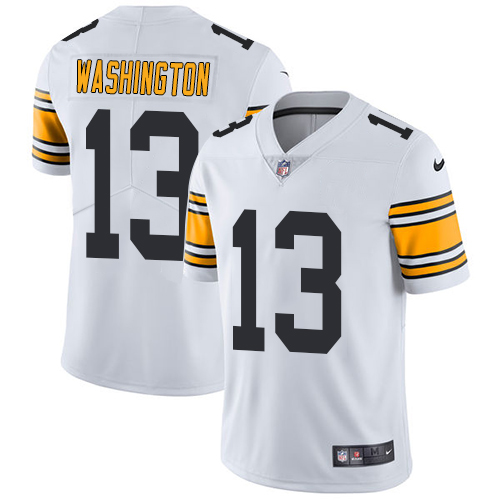 Pittsburgh Steelers #13 James Washington White Men's Stitched Vapor Untouchable Limited Jersey Men's cheap jerseys for sale - CheapJerseys.Shop