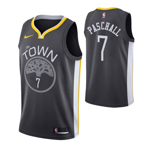 Golden State Warriors #7 Eric Paschall Statement Edition Black Jersey Mens cheap jerseys for sale - CheapJerseys.Shop