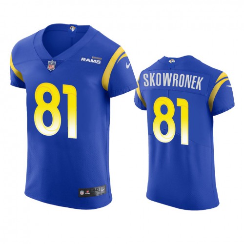 Los Angeles Los Angeles Rams #81 Ben Skowronek Men's Vapor Elite Player Jersey - Royal Men's cheap jerseys for sale - CheapJerseys.Shop