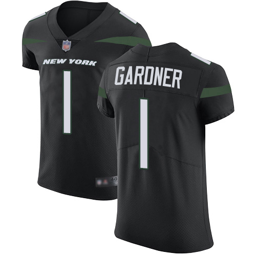 Jets #1 Ahmad Sauce Gardner Black Alternate Men's Stitched New Elite Jersey cheap jerseys for sale - CheapJerseys.Shop
