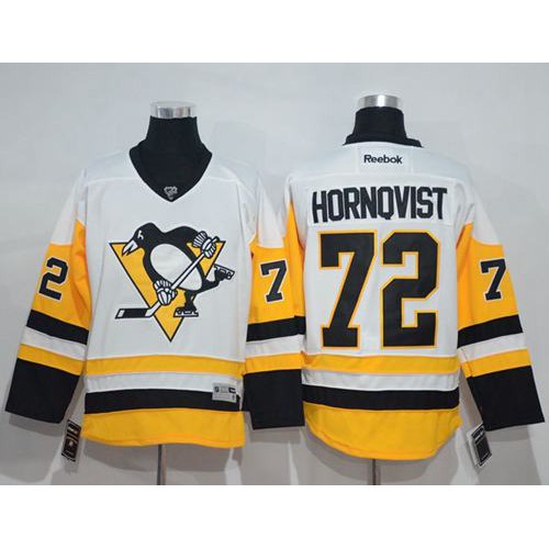 Pittsburgh Penguins #72 Patric Hornqvist White New Away Stitched Jersey Men's cheap jerseys for sale - CheapJerseys.Shop