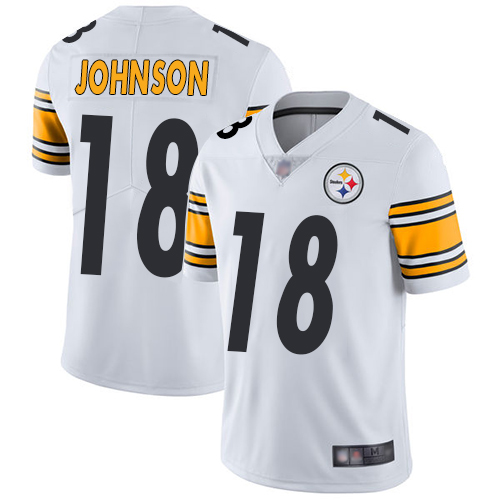 Pittsburgh Steelers #18 Diontae Johnson White Youth Stitched Vapor Untouchable Limited Jersey Youth cheap jerseys for sale - CheapJerseys.Shop