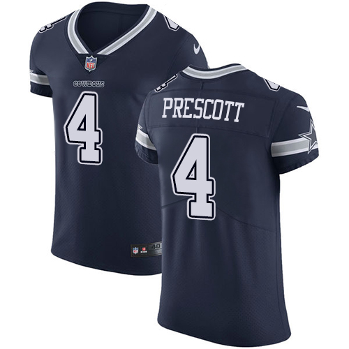 Cowboys #4 Dak Prescott Navy Blue Team Color Men's Stitched Vapor Untouchable Elite Jersey cheap jerseys for sale - CheapJerseys.Shop