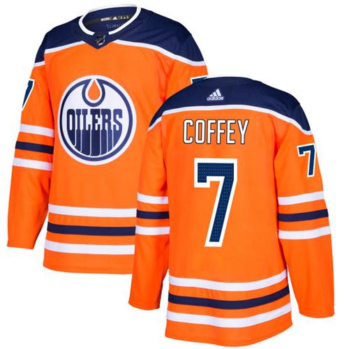Edmonton Oilers #7 Paul Coffey Orange Home Authentic Stitched Jersey Men's cheap jerseys for sale - CheapJerseys.Shop