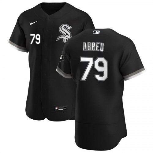 Chicago Chicago White Sox #79 Jose Abreu Men's Black Alternate 2020 Authentic Player Jersey Men's cheap jerseys for sale - CheapJerseys.Shop