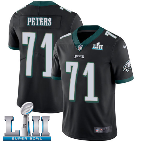 Philadelphia Eagles #71 Jason Peters Black Alternate Super Bowl LII Youth Stitched Vapor Untouchable Limited Jersey Youth cheap jerseys for sale - CheapJerseys.Shop