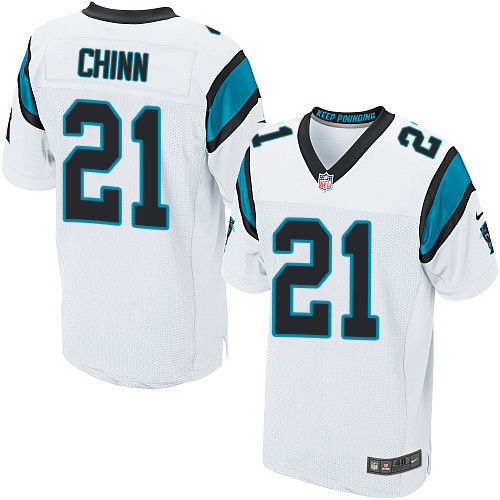 Panthers #21 Jeremy Chinn White Men's Stitched New Elite Jersey cheap jerseys for sale - CheapJerseys.Shop