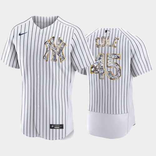 New York New York Yankees #45 Gerrit Cole Men's Diamond Edition Jersey - Navy Men's cheap jerseys for sale - CheapJerseys.Shop